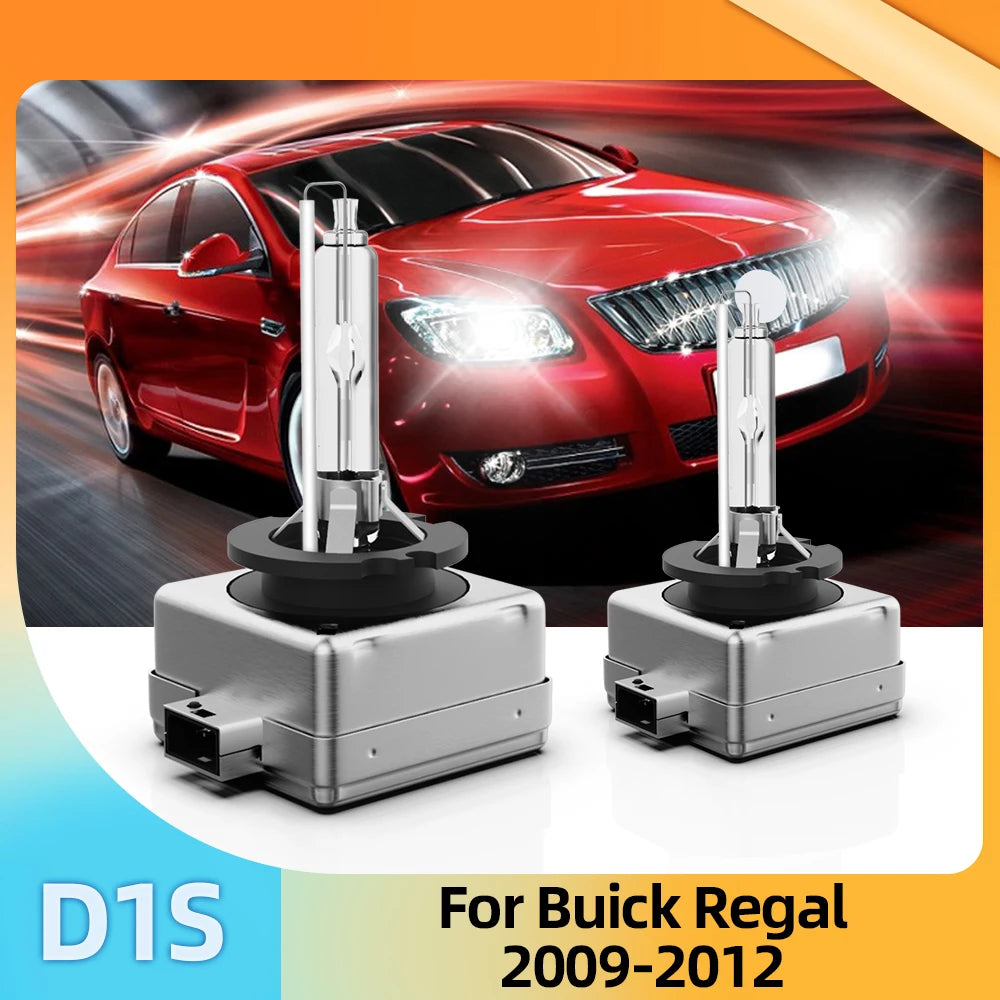 Roadsun 2PCS D1S Car Headlights HID Bulbs 35W Xenon Lamps For Buick Regal Sedan 2009 2010 2011 2012 Headlamp 6000K 8000K DC 12V