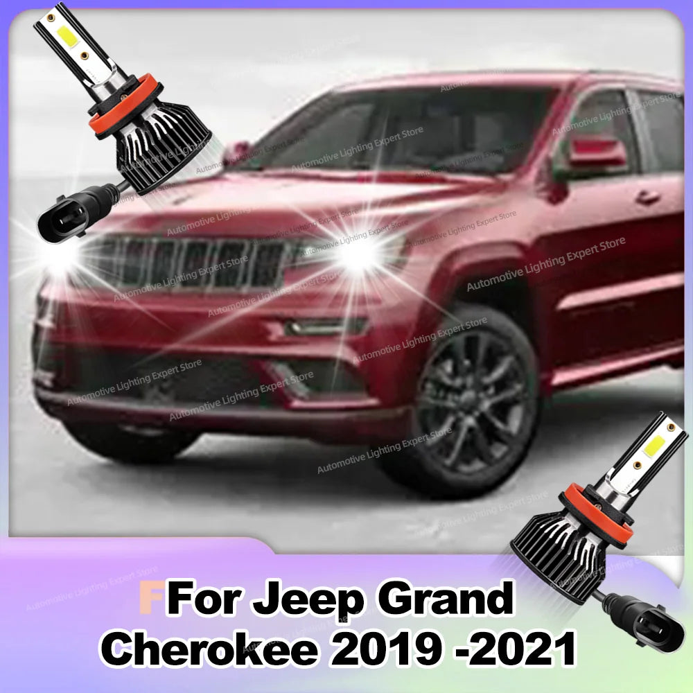 2/4Pcs 6000K Canbus Bulb Led Lamp 180W High Power Car Headlight Best Light For Jeep Grand Cherokee 2019 2020 2021