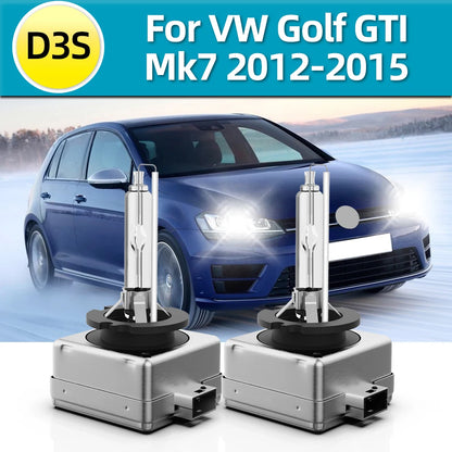 Roadsun 2x Xenon HID Car Headlight Bulb For VW Volkswagen Golf GTI Mk7 2012 2013 2014 2015 Fast Bright Lamps D3S 35W 6000K 8000K