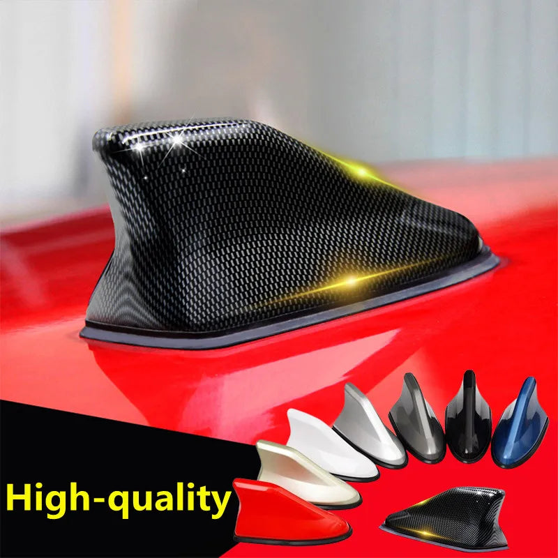Car Shark Fin Antenna Cover Base Replacement Radio Signal Aerials Roof Exterior Accessories Decoration