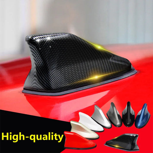 Car Shark Fin Antenna Cover Base Replacement Radio Signal Aerials Roof Exterior Accessories Decoration