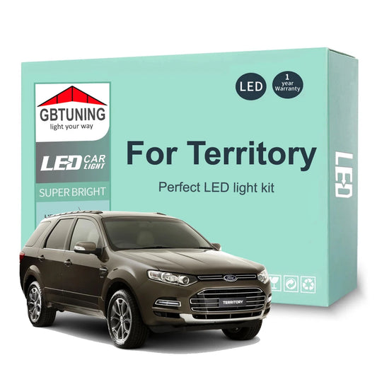 17Pcs LED Interior Light Bulb Kit For Ford Territory SX SY SY2 SZ SZ2 2004-2010 2011 2012 2013 2014 2015 2016 Car Lamp Canbus