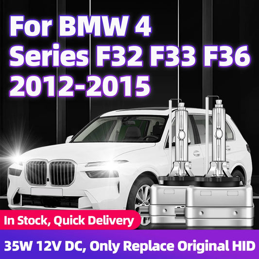 2Pcs For BMW 4 Series F32 F33 F36 2012 2013 2014 2015 XENON HID D1S 35W 6000K 8000K HID Car Headlights 12V DC Auto Head Lampada