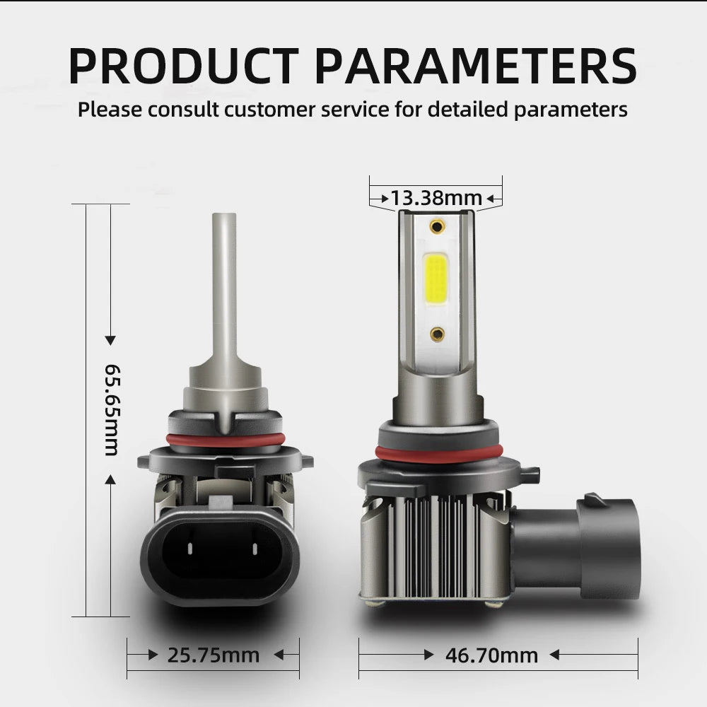 2Pcs 6000K LED Lamp Car Front Fog Light For KIA Picanto Morning 2018 2019 2020 2021 360° Illumination Night Driving Safety