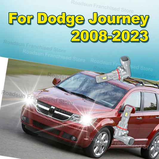 2X Car Headlight Bulbs 30000LM For Dodge Journey 2008-2023 2009 2010 2011 2012 2013 2014 2015 2016 2017 2018 2019 2020 2021 2022