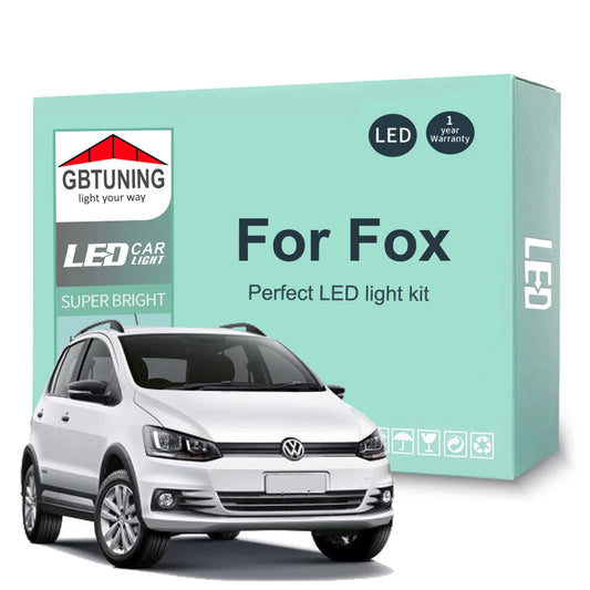 11Pcs Canbus LED Interior Light Bulb Kit For Volkswagen VW Fox 2008-2016 2017 2018 2019 2020 2021 Car Accessories Indoor Lamp