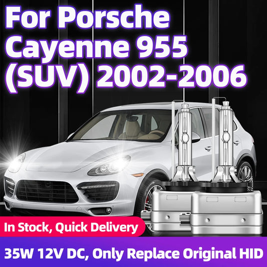 For Porsche Cayenne 955 (SUV) 2002 2003 2004 2005 2006 Auto 35W D1S HID Xenon Headlight Bulbs 6000K 8000K DC 12V Car Headlamps