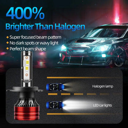 Led Headlight CSP 30000lm Powerful 6000k White H4 Car Lamp H11 Fog Light For Honda CRV 1997 1998 1999 2000 2001 2002 2003 2004