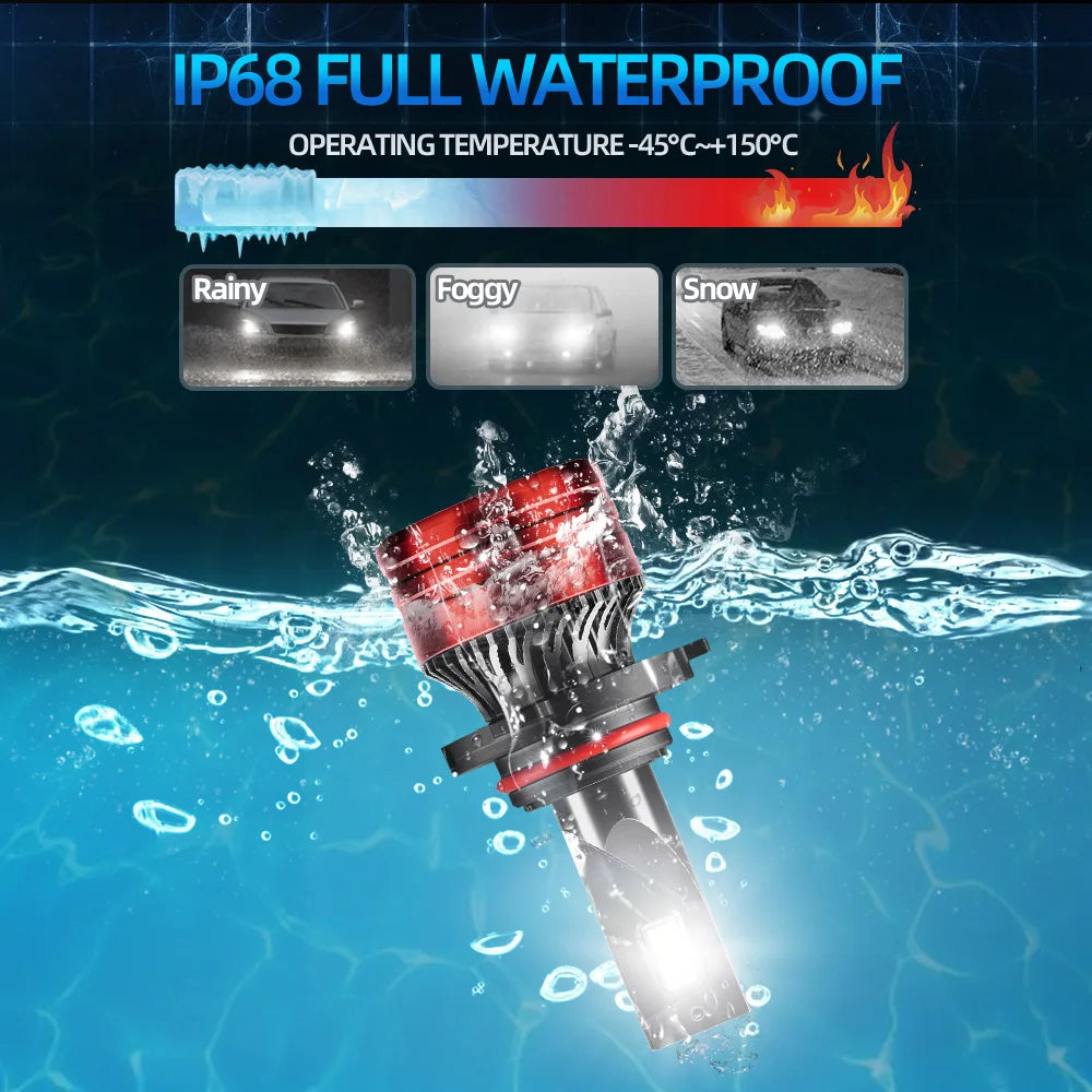 180W High Bright Car LED Light Headlight Turbo Fog Lamp 6000K White For Toyota COROLLA 2009 2010 2011 2012 2013 2014 2015