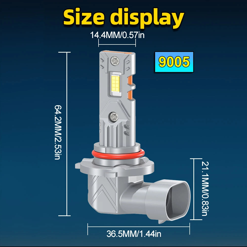 2/4Pcs LED Headlamp 6000K For Chevrolet Silverado 2500 1999 2000 2001 2002 Car Front Bulbs 30000LM High Low Beam Headlight