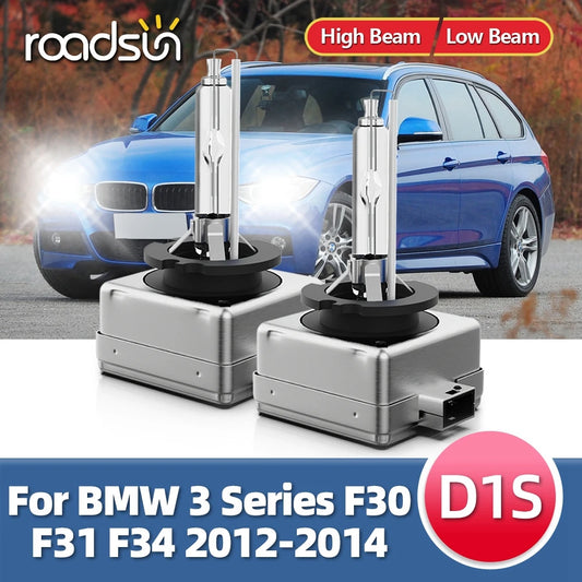 Roadsun 2x D1 6000K D1S Car 12V 35W Xenon Headlight HID Bulb Lamp For BMW 3 Series F30 F31 F34 2012 2013 2014