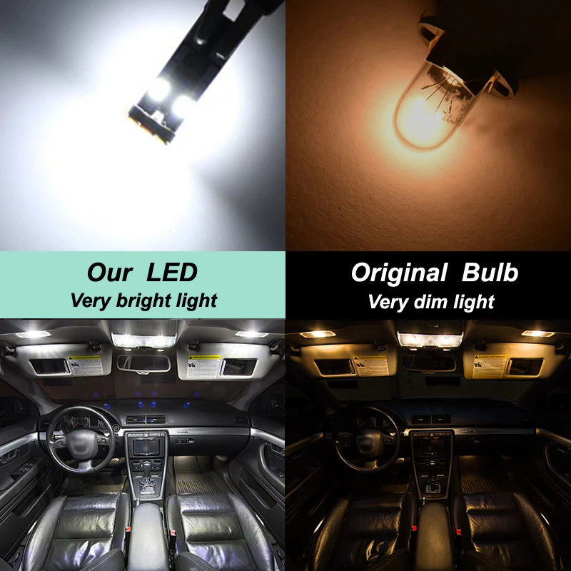 18Pcs Cars Accessories For Lexus GX470 GX430 2002 2003 2004 2005 2006 2007 2008 2009 Canbus Dome Trunk LED Interior Light Bulb