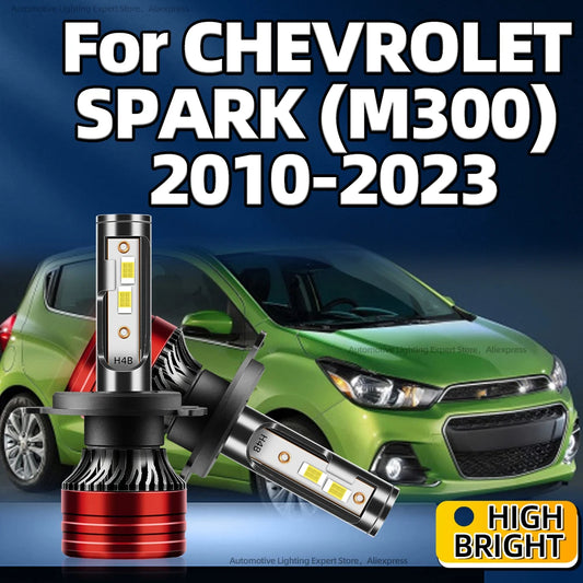 Car LED Headlight H4 180W Lamp High Bright CSP CHip For CHEVROLET SPARK M300 2010 2011 2012 2013 2014 2015 2016 2017 2018-2023