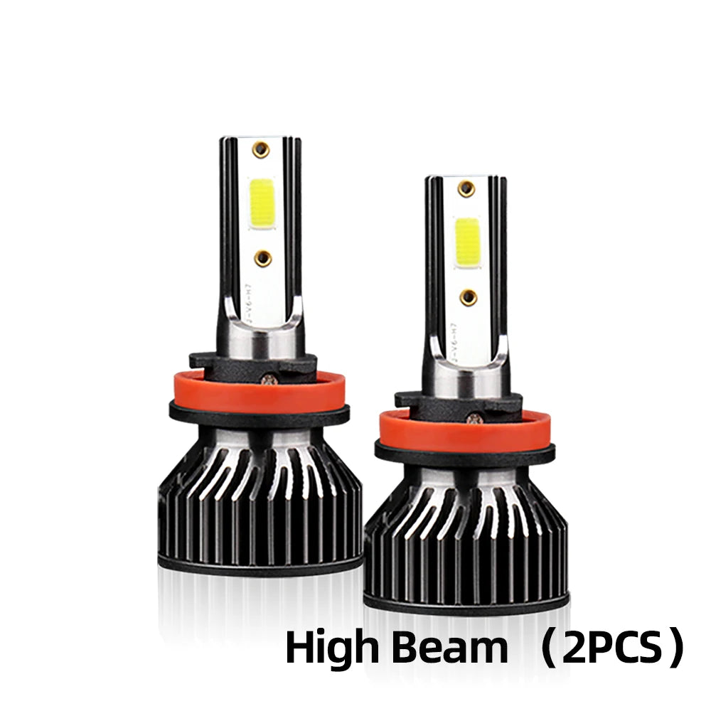 2/4Pcs 25000LM LED Lights 6000K Headlight Bulb Car Lamp For Nissan Sentra 2013-2025 2014 2015 2016 2017 2018 2019 2020