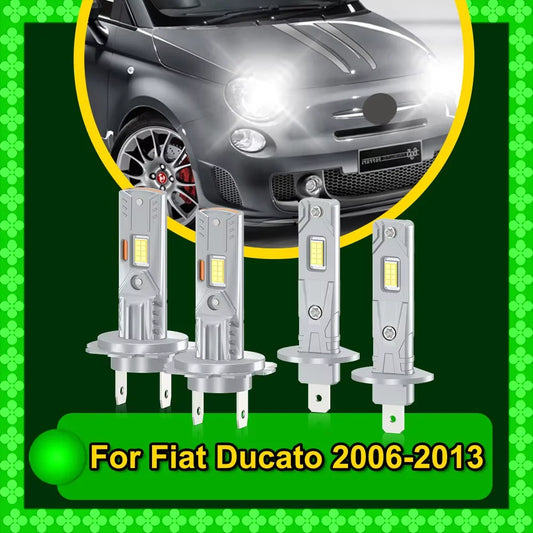 2/4Pcs LED Headlight Bulbs 30000LM High Low Beam For Fiat Ducato 2006 2007 2008 2009 2010 2011 2012 2013 Auto Lamps Plug-N-Play