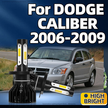 LED Headlight H4 Car Bulbs 30000LM 6000K Canbus CSP Chip High Bright Lamp For DODGE CALIBER Hatchback 2006 2007 2008 2009