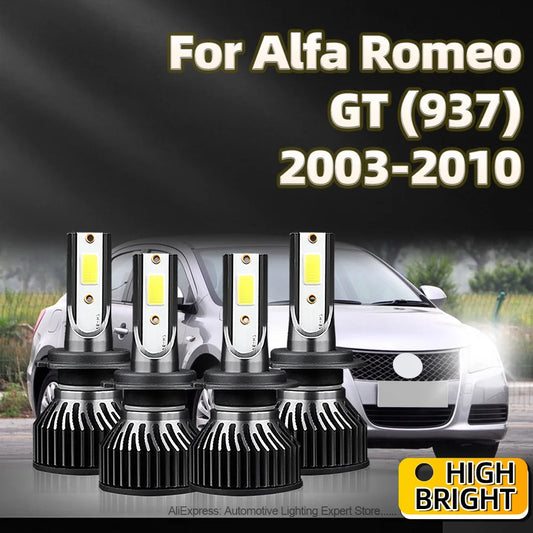 6000K Led Lamp 150W High Power Car Headlight H7 Auto Light For Alfa Romeo GT 937 2003 2004 2005 2006 2007 2008 2009 2010