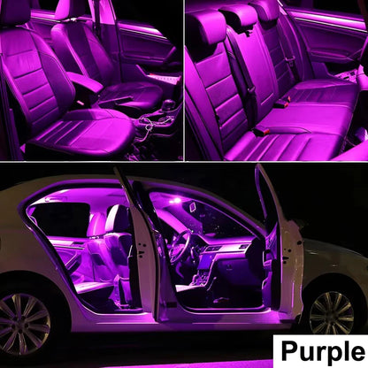 18Pcs Cars Accessories For Lexus GX470 GX430 2002 2003 2004 2005 2006 2007 2008 2009 Canbus Dome Trunk LED Interior Light Bulb