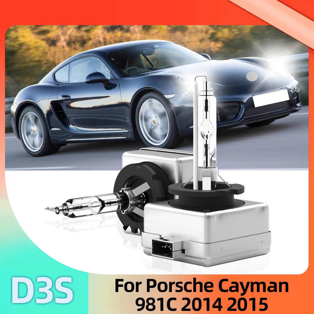Roadsun 2PCS HID 35W Xenon HeadLamp D3S Fitment For Porsche Cayman 981C Coupe 2014 2015 Auto Car Headlight Bulbs 12V 6000K 8000K