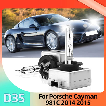 Roadsun 2PCS HID 35W Xenon HeadLamp D3S Fitment For Porsche Cayman 981C Coupe 2014 2015 Auto Car Headlight Bulbs 12V 6000K 8000K