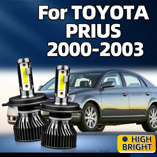 150W High Power LED Car Headlight H4 Lights Bulbs 6000K White COB Chip with Cooling Fan For TOYOTA PRIUS 2000 2001 2002 2003
