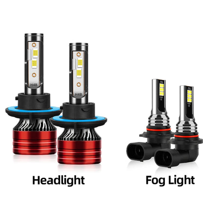 2/4Pcs 6000K Led Lamp 180W High Bright H13 Headlight 9140 Fog Bulbs For Ford F-150 2009 2010 2011 2012 2013 2014
