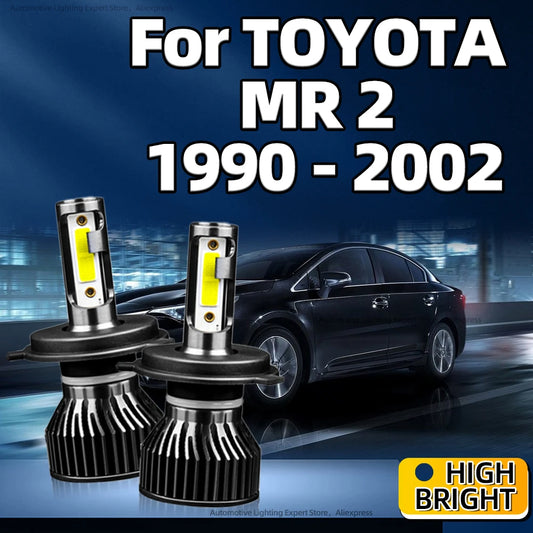 25000LM H4 LED Headlight Hi/Lo Beam Car Lamps 6000K White Auto Light For TOYOTA MR 2 1990-1996 1997 1998 1999 2000 2001 2002