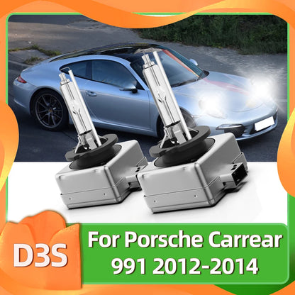 Roadsun 2X 35W Xenon HID Bulbs D3S For Porsche Carrear 991 2-Door 2012 2013 2014 Auto Headlamps 12V Car Headlights 6000K 8000K