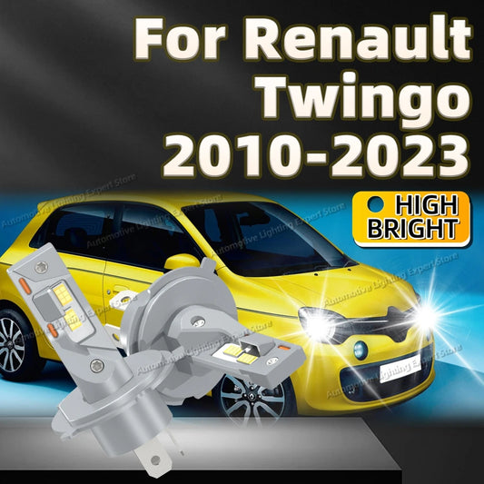 LED Canbus Headlight 180W Car Light 6000K Lamp For Renault Twingo 2010-2023 2011 2012 2013 2014 2015 2016 2017 2018 2019 2020