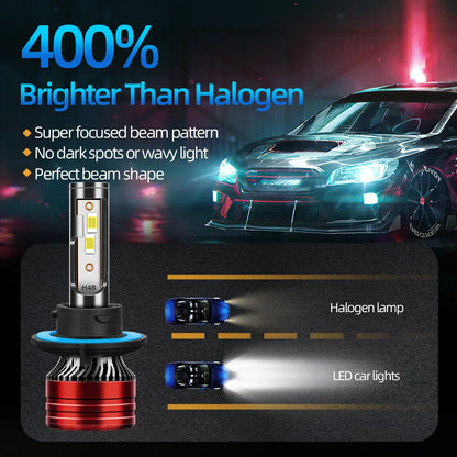 2/4PCs 180W Led High Power Headlight H13 Bulb Turbo Fog Lamp H11 For Jeep Renegade 2015 2016 2017 2018 2019 2020 2021 2022 2023