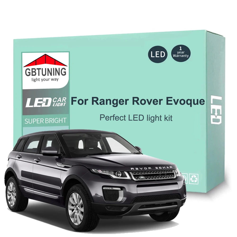 Canbus LED Interior Light Bulb For Land Rover Range Rover Evoque L538 2011 2012 2013 2014 2015 2016 2017 2018 Car Accessories