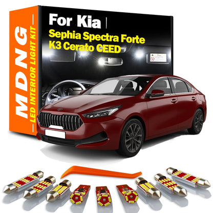LED Interior Light Bulbs Kit For Kia Sephia Spectra Forte K3 Cerato CEED JD GT SW 2006-2017 2018 2019 2020 Accessories Canbus