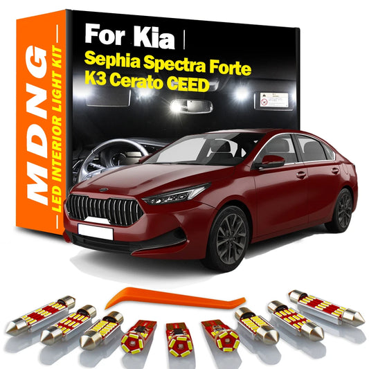 LED Interior Light Bulbs Kit For Kia Sephia Spectra Forte K3 Cerato CEED JD GT SW 2006-2017 2018 2019 2020 Accessories Canbus