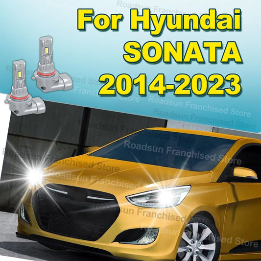 2X Car Headlight Bulbs 180W 30000LM Fanless For Hyundai SONATA 2014-2023 2015 2016 2017 2018 2019 2020 2021 2022