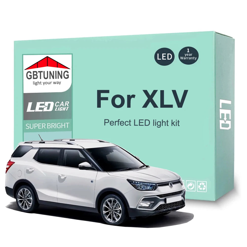 11Pcs LED Interior Light Bulb Kit For Ssangyong XLV For Tivoli XLV 2016 2017 2018 2019 2020 Car Reading Dome Trunk Lamp Canbus