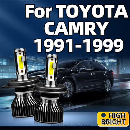 2PCS Car Lights H4 LED Headlight 150W High Power HiLo Beam For TOYOTA CAMRY 1991 1992 1993 1994 1995 1996 1997 1998 1999
