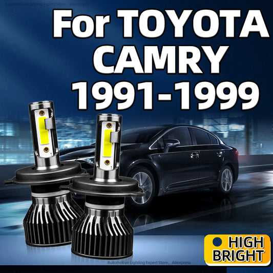 2PCS Car Lights H4 LED Headlight 150W High Power HiLo Beam For TOYOTA CAMRY 1991 1992 1993 1994 1995 1996 1997 1998 1999
