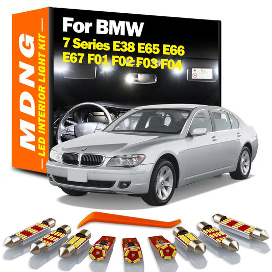 Canbus LED Interior Indoor Map Roof Light Kit For BMW 7 Series E38 E65 E66 E67 F01 F02 F03 F04 1994-2013 2014 2015 Signal Lamp