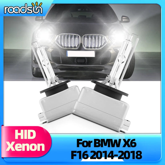 Roadsun 2Pcs HID Xenon D1S For BMW X6 F16 2014 2015 2016 2017 2018 Car Headlight Bulbs 35W 12V 6000K 8000K Auto Front Headlamps