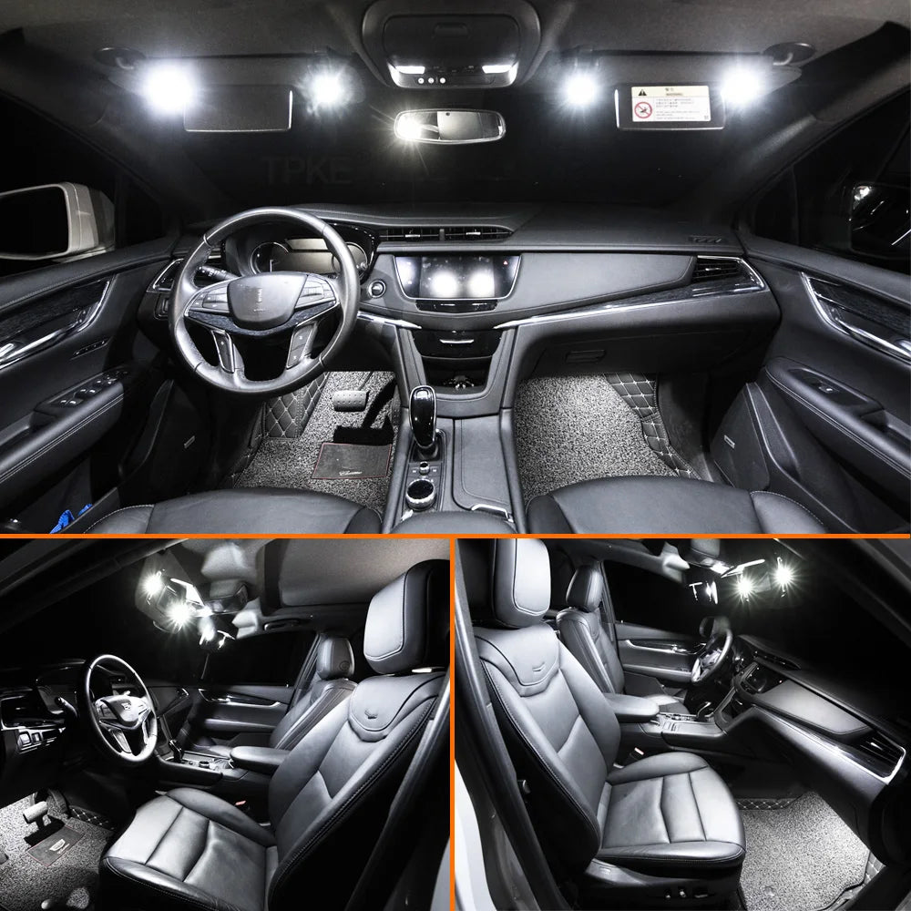 10Pcs Canbus For Geely GC6 2014 2015 2016 2017 2018 2019+ LED Interior Dome Map Luggage Light Kit Car Ceiling Bulbs Accessories