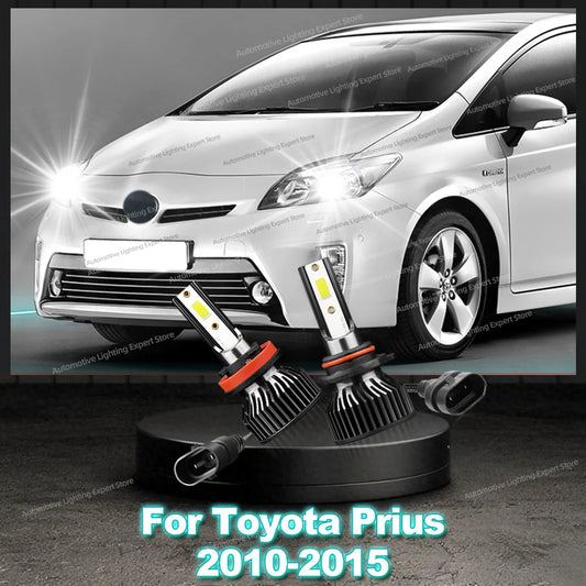 2/4Pcs 25000LM LED Canbus Car Headlight Plug-N-Play Bulbs Auto Lamp For Toyota Prius 2010 2011 2012 2013 2014 2015