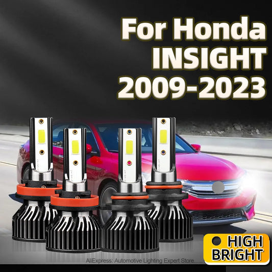 150W LED Light Car Headlight H11 9005 COB 12V Turbo For Honda INSIGHT 2009 2010 2011 2012 2013 2014 2015 2016 2017 2018 19-2023