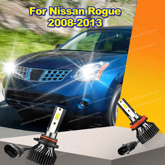 2/4Pcs 180W LED Canbus Car Headlights Bulb H11 HB3 6000K Auto Lamp For Nissan Rogue 2008 2009 2010 2011 2012 2013