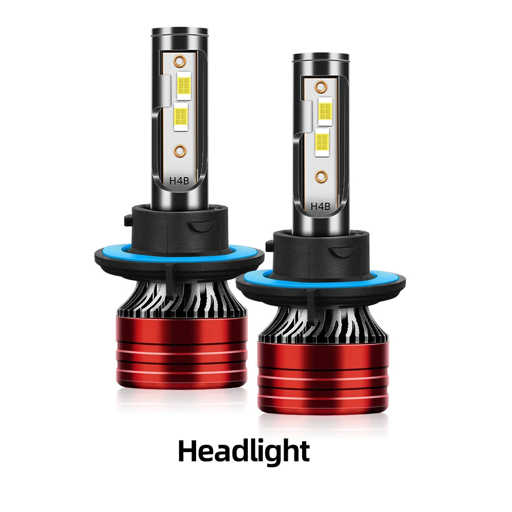 2/4Pcs 180W HIgh Brightness H13 Turbo Headlight LED 6000K White H11 Fog Lamp For Ford Focus 2008 2009 2010 2011