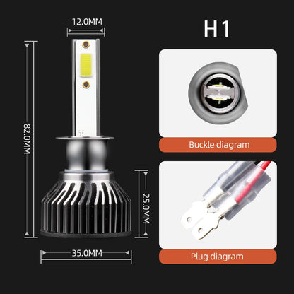 Roadsun 2/4x Led Car Front Headlights For Ford Galaxy 2001 2002 2003 2004 2005 2006 2007 Turbo Headlamp Bulbs 12V 100W 18000LM