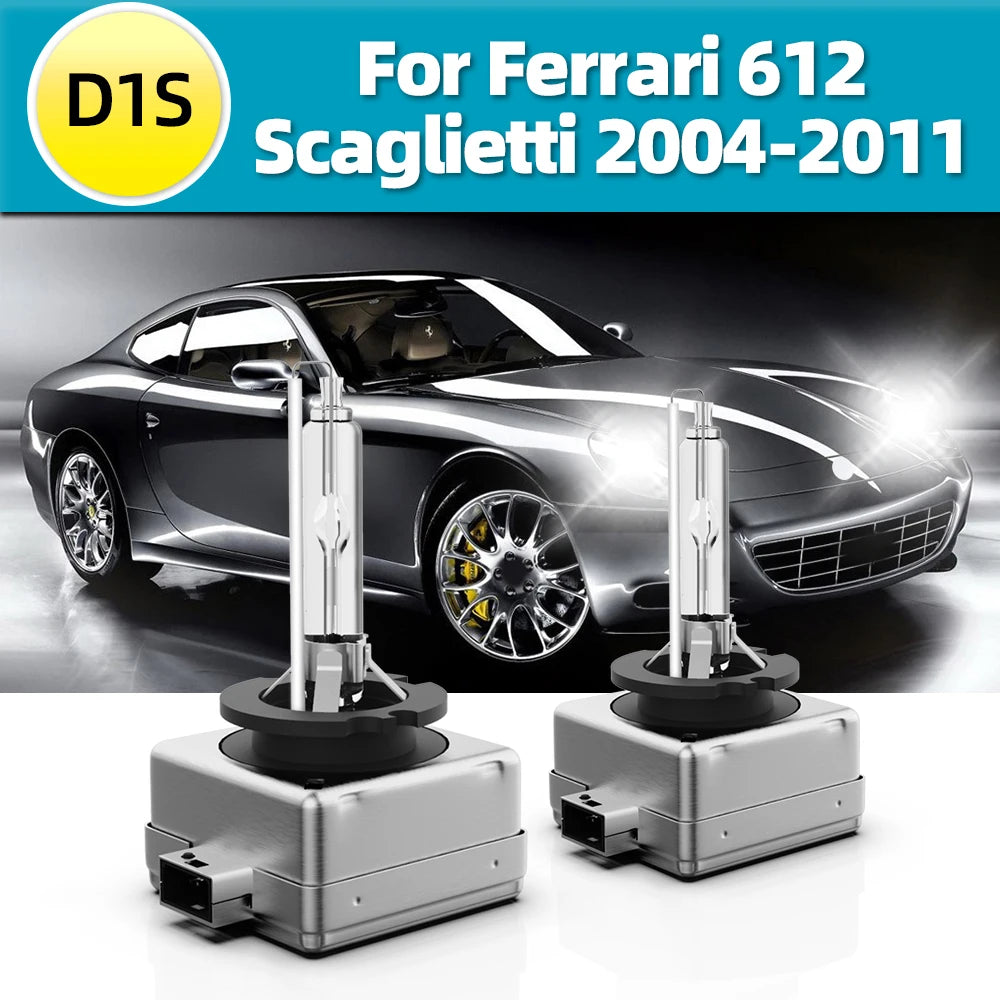 Roadsun 2X HID Xenon Headlight Bulb D1S Headlamp 6000K 8000K For Ferrari 612 Scaglietti 2004 2005 2006 2007 2008 2009 2010 2011