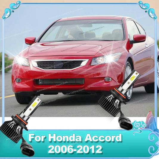 2/4Pcs Led Canbus Car Headlight Bulbs 180W 6000K Lamps With Fan For Honda Accord 2006 2007 2008 2009 2010 2011 2012