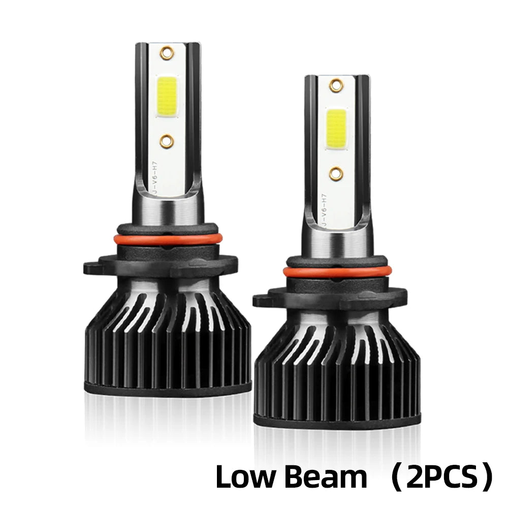 2/4Pcs 180W LED Car Headlight Bulb High Power Auto Lamp 6000K with Fan Cooling For Ford EXPEDITION 2003 2004 2005 2006