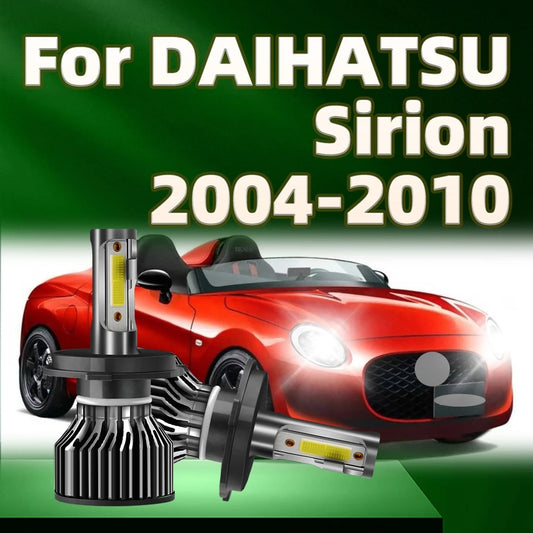 H4 LED Headlights 130W High Power 6000K Light Car Headlamp Bulb For DAIHATSU Sirion 2004 2005 2006 2007 2008 2009 2010