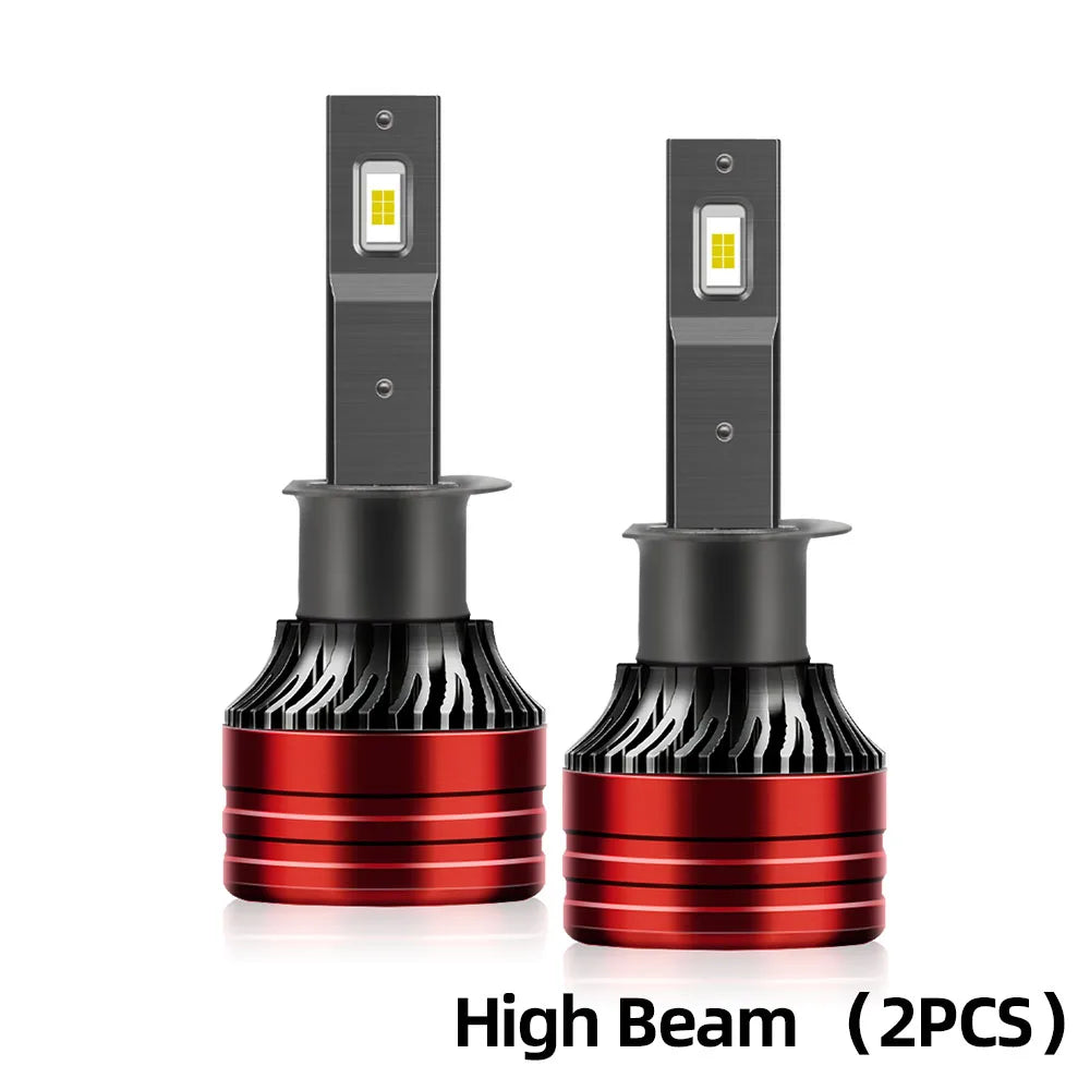 2/2/4Pcs LED Headlights H1 H7 30000LM Extremely High Power 6000K For Renault Megane 2002 2003 2004 2005 2006 2007 2008 2009
